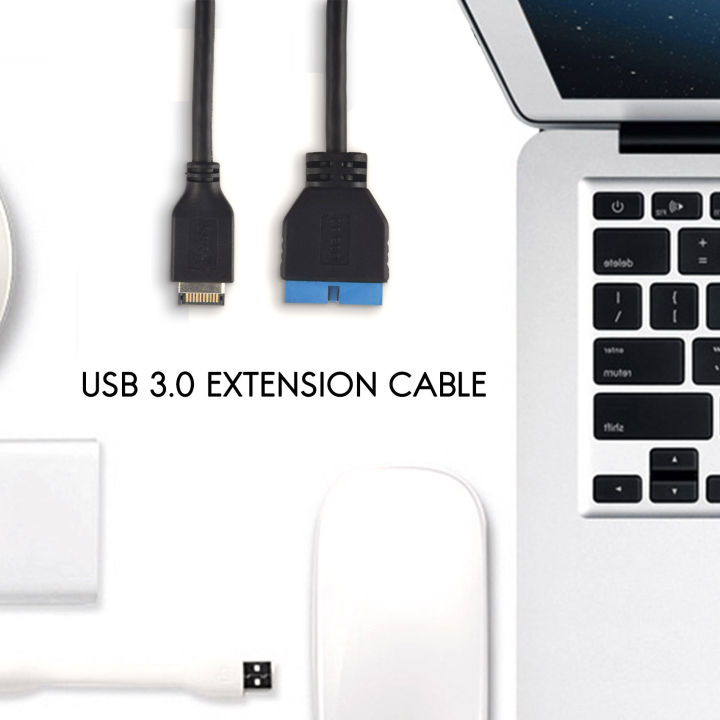 USB%203.1%20Front%20Panel%20Header%20to%20USB%203.0%2020Pin%20Header%20Extension%20Cable%20for%20Motherboard%2020cm%20-%20Image%203