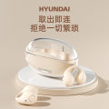 HYUNDAI Korean modern clip-on wireless Bluetooth sports noise-cancelling headphones, non-in-ear gaming headsets with long standby time. 