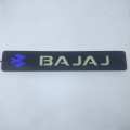 Motorcycle LED logo light or Bajaj bike logo led light. 