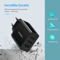 UGREEN 3 Ports Fast Charger for Xiaomi Redmi Samsung iPhone Huawei 5V3.1A Travel USB Charger Universal Charger Wall Charger. 