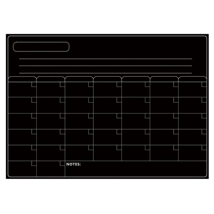Magnetic Dry Erase Board Calendar Whiteboard