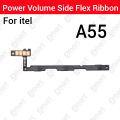 Itel A05s A26 A33 A36 A49 A55 A60 A70 P11 P13 P33 P40 S12 S23 S23+ S33 Power on / off Switch Button Side Volume Up Down Buttons Flex Cable Replacement Parts.