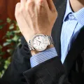 New Olika brand waterproof watch, men's fully automatic calendar with luminous quartz watch, casual business men's watch. 