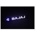 Bajaj Bike Brand Front Name Plate Logo Led Light For  Motorcycle - Bike Accessories. 