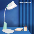 Weidasi WD-6076 Rechargeable led Desk Table Lamp with Adjustable Brightness and Angle Eye-caring Office Bedroom Reading Rotary Switch Control Type C Charging. 