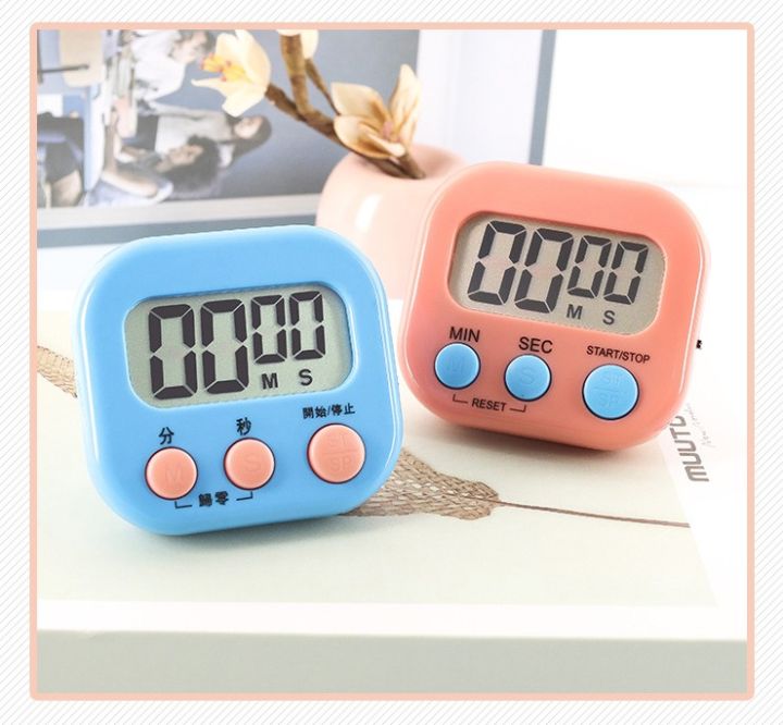 Kitchen Timer LCD Digital Countdown Timer Cooking Timer Clock Home Kitchen Accessories