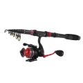 Fishing Rod and Reel Combo, Fishing Rod Set Portable with Storage Bag for Beach. 
