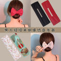 Yfashion Deft  Bun  Hair  Bun  Maker Elastic Bands Classy Multicolor Cloth Magic Clip Fashion Flexible Reusable Bun color. 