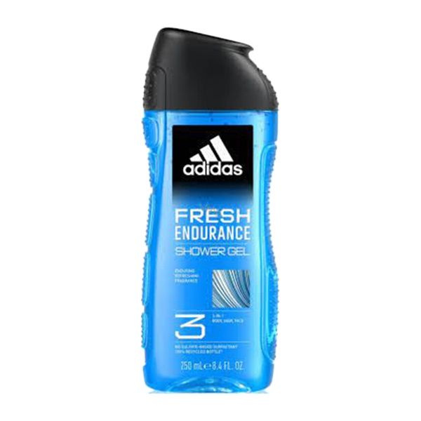 Adidas 3 in 1 Fresh Endurance Men Shower Gel 250ml