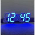 Led Digital Clock 3D Electronics Table Wall Alarm Clock.