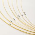 2M 14K/18K Gold Color Plated Brass 0.5 0.7 0.8 1.2mm Copper Wire Embossing for Jewelry Making Handmade DIY Jewellery Material.