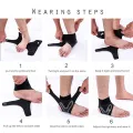 Plantar X Wrap for Women and Men, ankle support, unisexFoot Wrap Plantar Fasciitis, Compression Foot. 