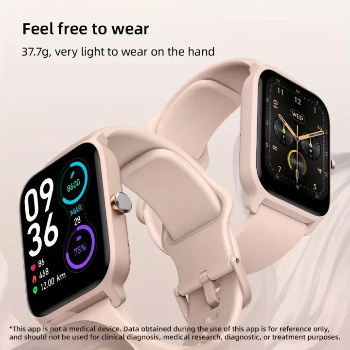 "IDW13%20Smart%20Watch%20with%20Alexa%20-%20Waterproof%20Sports%20Tracker,%201.8""%20Display,%20Health%20Monitoring,%20for%20iPhone%20&%20Android,%20Silicone%20Strap"%20-%20Image%206