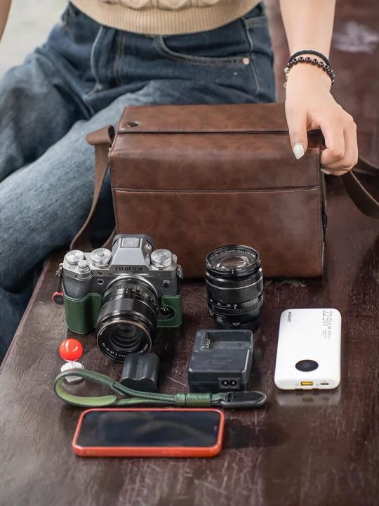 Suitable%20for%20Fuji%20Canon%20Nikon%20Sony%20Shoulder%20Leather%20Vintage%20Camera%20Bag%20Mirrorless%20Camera%20Bag%20Photography%20Bag%20-%20Image%202
