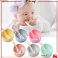 1set Silicone Baby Feeding Set Waterproof Spoon Non-Slip Feedings Silicone Bowl Tableware Baby Products Baby Plate.