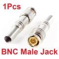 BNC MALE JACK BNC Metal Steel Male Jack Spring Connector Terminal Coaxial Network Cables Connector BNC Plug Jack Solder Less Twist Spring BNC Connector. 