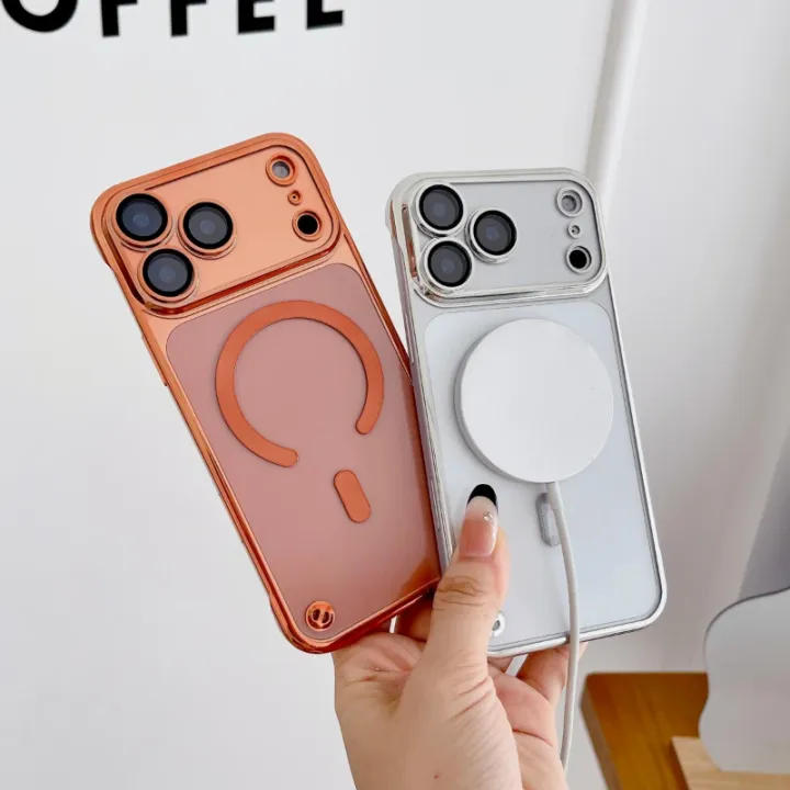 HOCE%20Slim%20Frameless%20Lens%20Glass%20For%20Magsafe%20Cases%20For%20iPhone%2017%2016%2015%2014%2013%2012%2011%20Pro%20Max%20Plus%2017%20Air%2016e%20Magnetic%20Wireless%20Charge%20Cover%20-%20Image%205