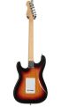 ENCORE E6 ELECTRIC GUITAR IN 3-TONE SUNBURST. 