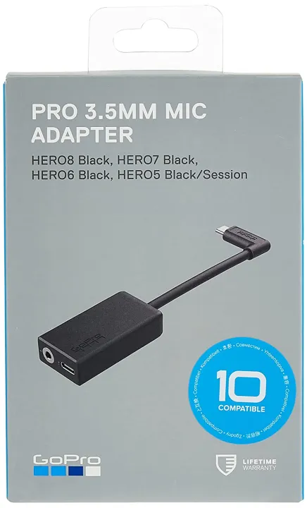 GoPro%20Pro%203.5mm%20Mic%20Adapter%20Microphone%20adapter%20For%20HERO11%20HERO10%20HERO9%20HERO8%20HERO7%20HERO6%20HERO5%20-%20Image%202