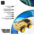 4 Wheel Drive Smart Robot Chassis Kit. 