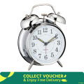 Alarm Clock/Twin Bell Table Clock - Loud Alarm Clock - Stylish Timekeeping for Home Office & Students - Vintage Retro Classic - wall clock. 