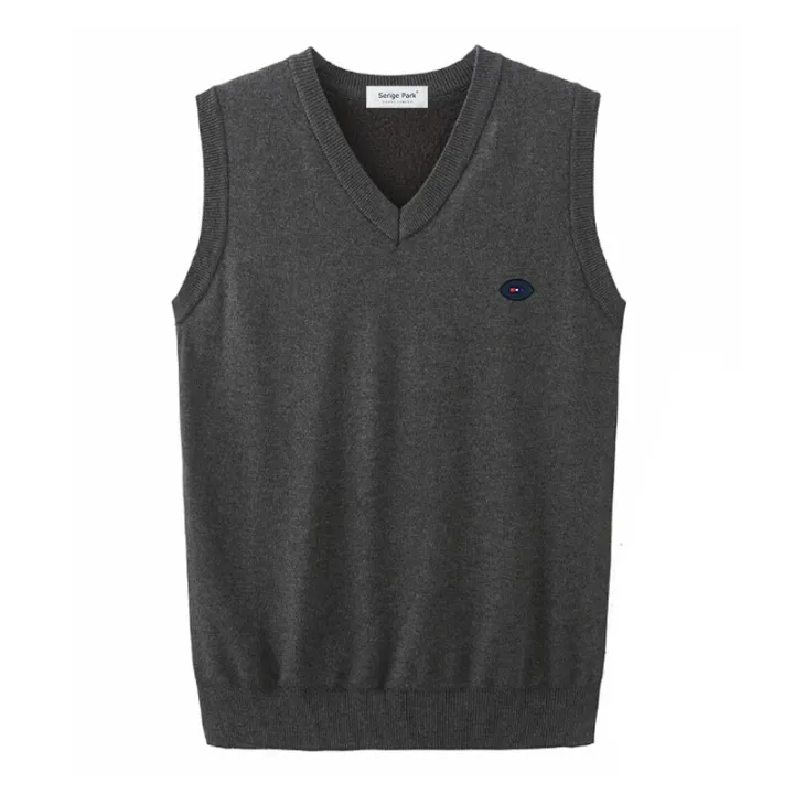 Plush%20Thickened%20Sweater%20Men's%20Vest%20Winter%20Luxury%20Bowknot%20New%20Product%20High%20Quality%20Pullover%20Men's%20Vest%20Sweater%20Designer%20Warm%20Top%20-%20Image%205