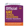 Official GRE Verbal Reasoning Practice Questions, Second Edition, Volume 1 2nd Edition (White Print). 