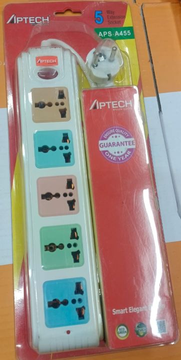 Power%20Strip%20APTECH%20APS-A455%20For%20Multu%20uses%20Ensure%20Quality%205%20way%203%20Pin%20Smart%20Elegant%20Design%20-%20Image%202