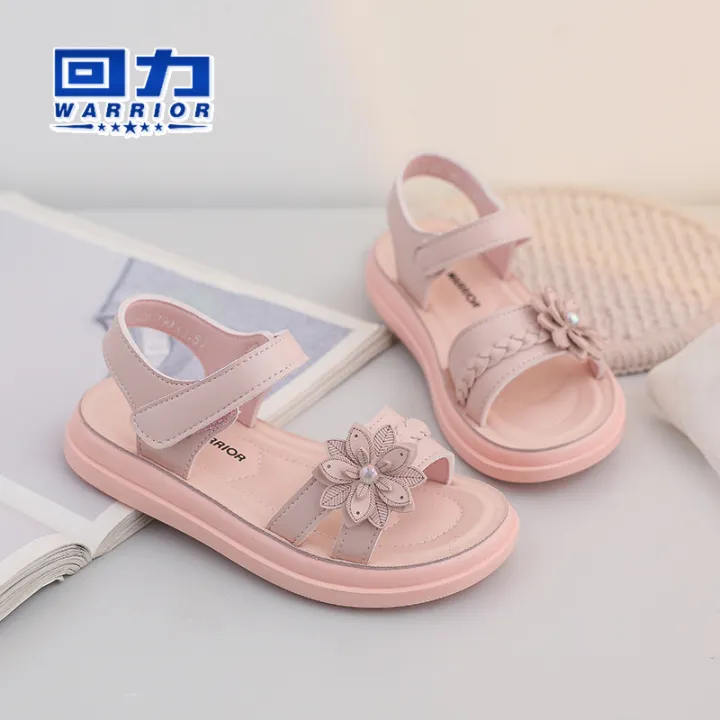 Huili%20Sandals%20Little%20Princess%202024%20Summer%20New%20Fashion%20Soft%20Sole%20Beach%20Children's%20Student%20Girls'%20Shoes%20-%20Image%202