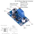 2A DC-DC boost step up volt converter power supply 2V-24V to 3v 5v 6v 9v 12v 19v. 