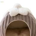Dog Cat Bed Semi Enclosed Pet Cat Nest for under 6 Catties Pomeranian Kitten.