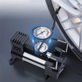 Portable Electric Tire Inflator Pump: Multifunction Vehicle Air Pump with 12V Compressor for Small Vehicles Easy to Use. 