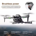 G.P.S Drone 4K Ultra HD Professional Dual HD Camera Obstacle Avoidance Brushless Motor Foldable Quadcopter Drone bv. 