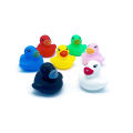 Bath Toys Children's water play duck 7 color mini duckling soft rubber pinching duckling bath toy.