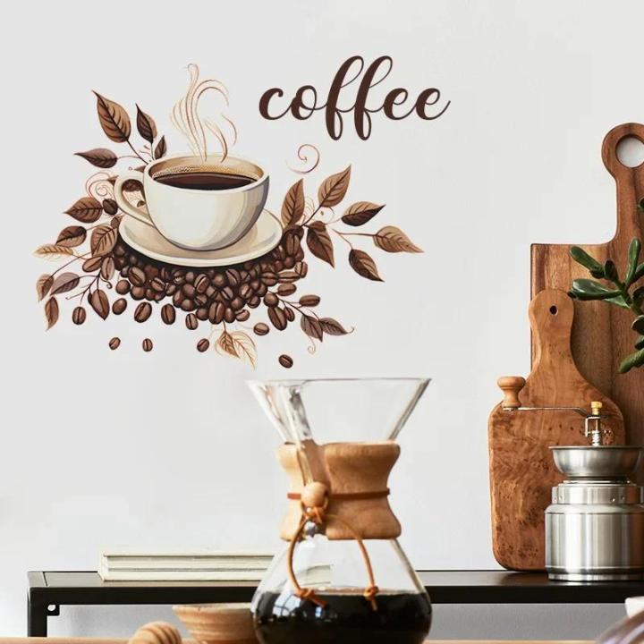 Personalized%20Creative%20Coffee%20Cup%20Cafe%20Background%20Landscaping%20Decorative%20Wall%20Stickers%20Wholesale%20Self-adhesive%20Wall%20Stickers%20-%20Image%203