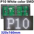 P10 Outdoor White LED module DIP 32*16 Pixel 320*160mm for Single color LED display Scrolling message led sign 16 x 32 using Controller HD-U6A.