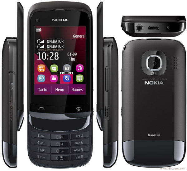RM For Nokia C2-03 Front & Back side Full Cashing Mobile Cashing / Casing with keypad mobile housing