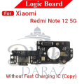 Charging Logic Board For Xiaomi Redmi Note 12 12 Pro 12 Pro Plus 4G 5G Charging Port For USB Plug PCB Dock Connector Replacement Parts.