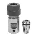 Er11 5Mm Motor Shaft Collet Chuck Spindle Extension Rod Inner + Er11 Spring Collet For Cnc Milling Machine. 