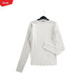 Ladies Ribbed Long Sleeve Round Neck Pullover Winter Sweater From Levin.