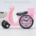 VESPA LX 1054 WEKER CLOCK - VESPA MOTORCYCLE WEKER CLOCK - CHARACTER WEKER CLOCK - TABLE CLOCK - ALARM CLOCK.