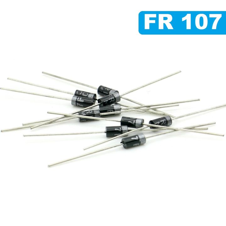 15Pcs- FR107 Diode 1000V 1A General Purpose Rectifier Diodes FR107 Axial Diode DO-15 Package 2 Pin Leads - Minimalistic Sophistication