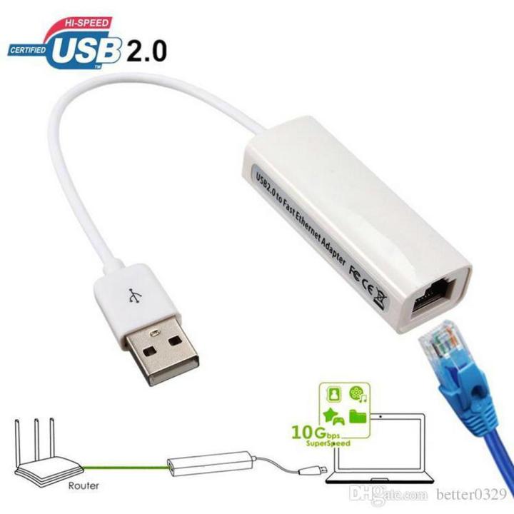 USB 2.0 Fast Ethernet Adapter 10 /100 Mbps LAN Card