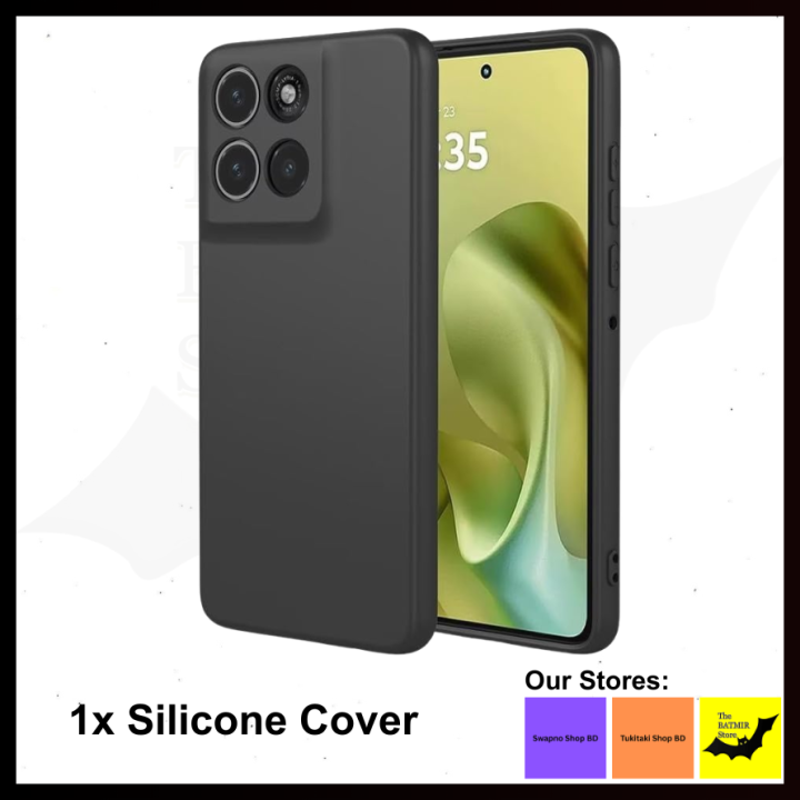 For Motorola Edge 60 Fusion Back Cover Silicone Case Stylish Soft Silky Shine With Camera Bump Protection For Smartphone Phone Case