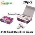 3420 Small Dust Free Eraser - 20pcs (Pack of One).