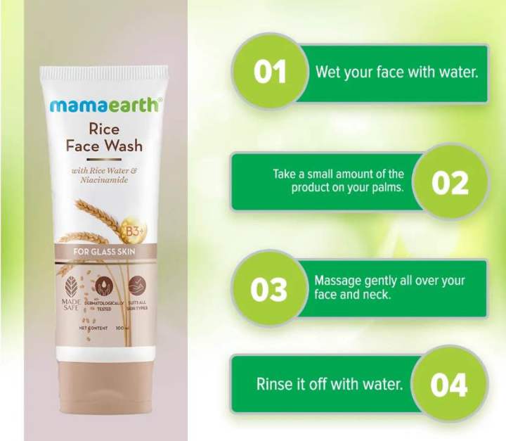 Mamaearth%20Rice%20Face%20Wash%20for%20Glassy%20Skin%20with%20Rice%20Water%20&%20Niacinamide%20-%20Image%202