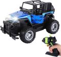 RC Truck Jeep, 4WD Off-Road Remote Control Car SUV with Light Metal Racing Vehicle Toy Car with Spring SuspensionDoor OpenStorage Case for Kids Boys.