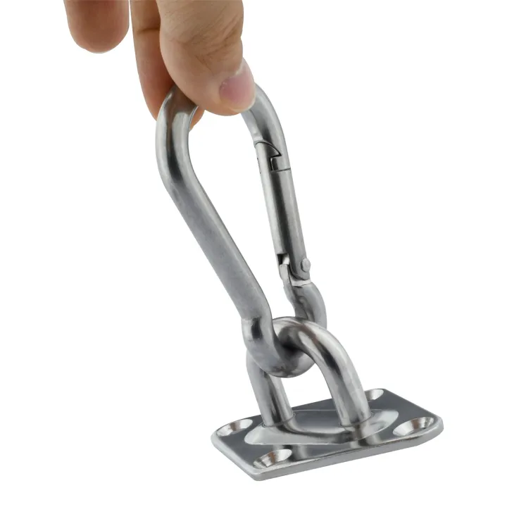 1pc%20Heavy%20Duty%20Ring%20Buckle%20Swing%20Hanger%20Hammock%20Sandbag%20Chair%20Hook%20304/316%20Stainless%20Steel%205mm/6mm/8mm%20Ceiling%20Wall%20Mount%20Marine%20-%20Image%202