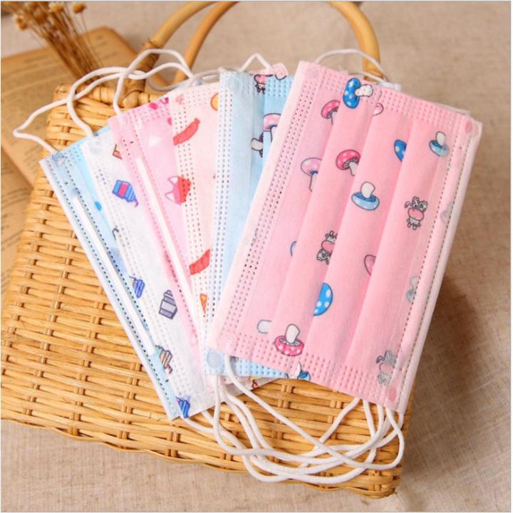 Ten Different coloer  Baby Surgical Baby mask disposable 3d printed- 10 Pcs