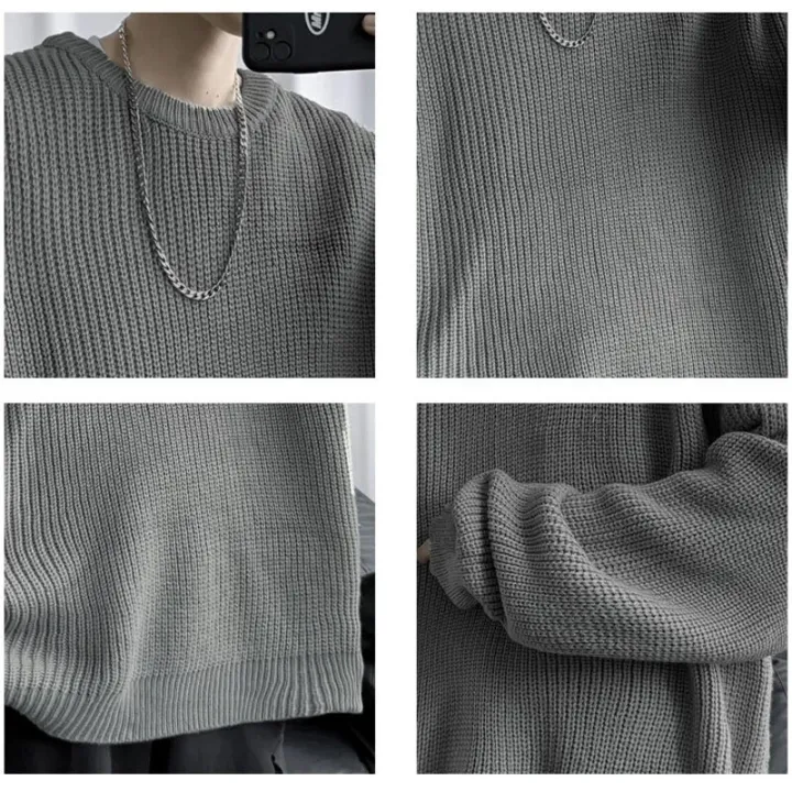 Knitted%20Sweater%20Men%20Autunmn%20Winter%20Warm%20Clothing%20Korean%20Fashion%20Long%20Sleeves%20Top%20Vintage%20Solid%20Baggy%20Pullover%20Y2K%20Male%20Clothes%20-%20Image%206